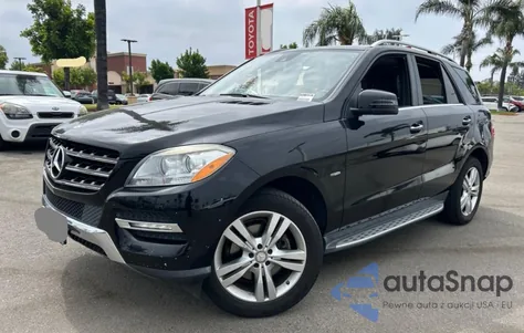 2012 Mercedes-Benz Ml 350 4Matic z USA, uszkodzony, nr VIN 4JGDA5HB5CA084537